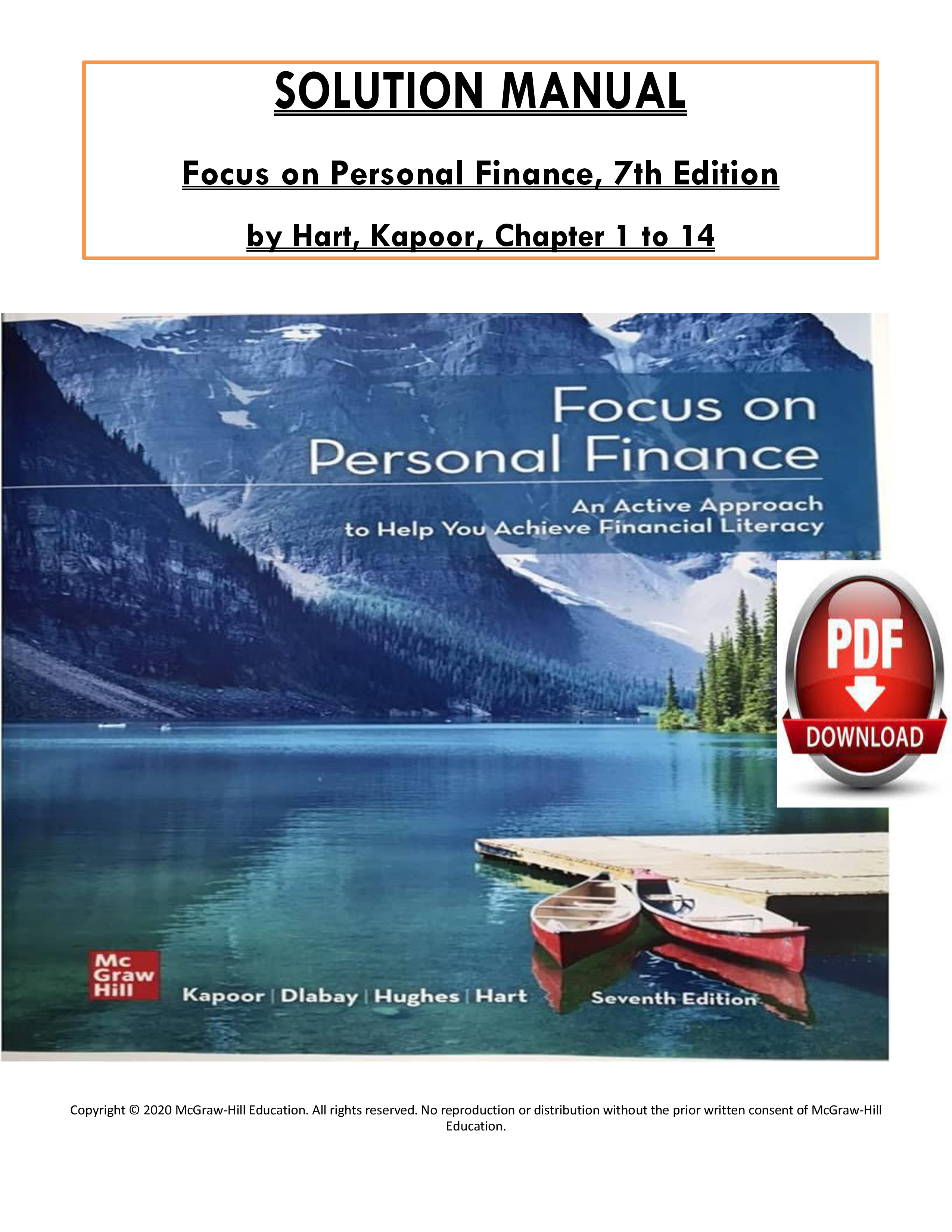 Personal Finance Study Solutions Guide (Chapters 1–14) | Financial Literacy & Exam Prep - Payhip