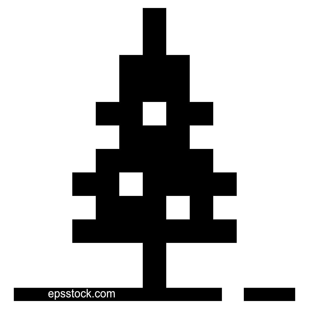 voxel pine tree