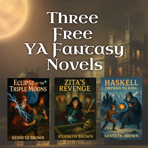 Three FREE YA Action-Adventure Fantasy Novels