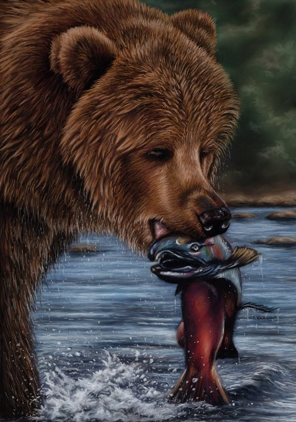 Bear in water