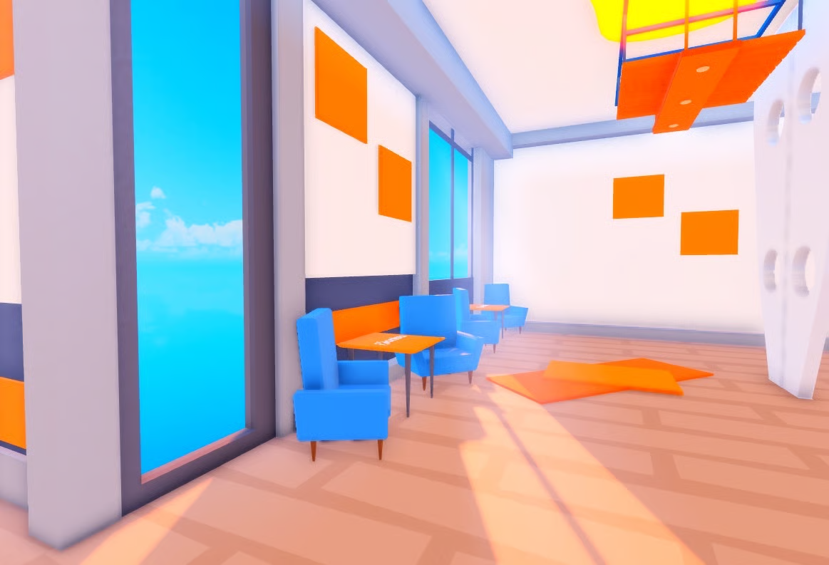 Roblox Konbu Training Center interior environment