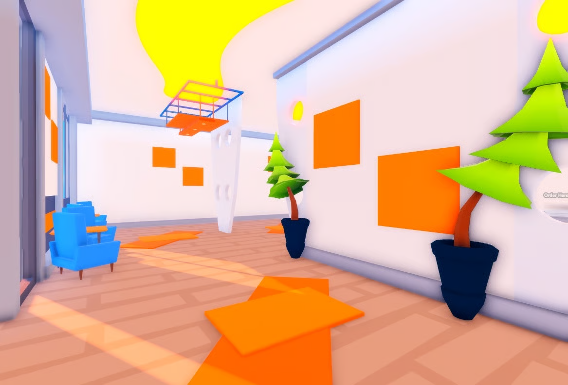 Structured Roblox training zones and seating sections