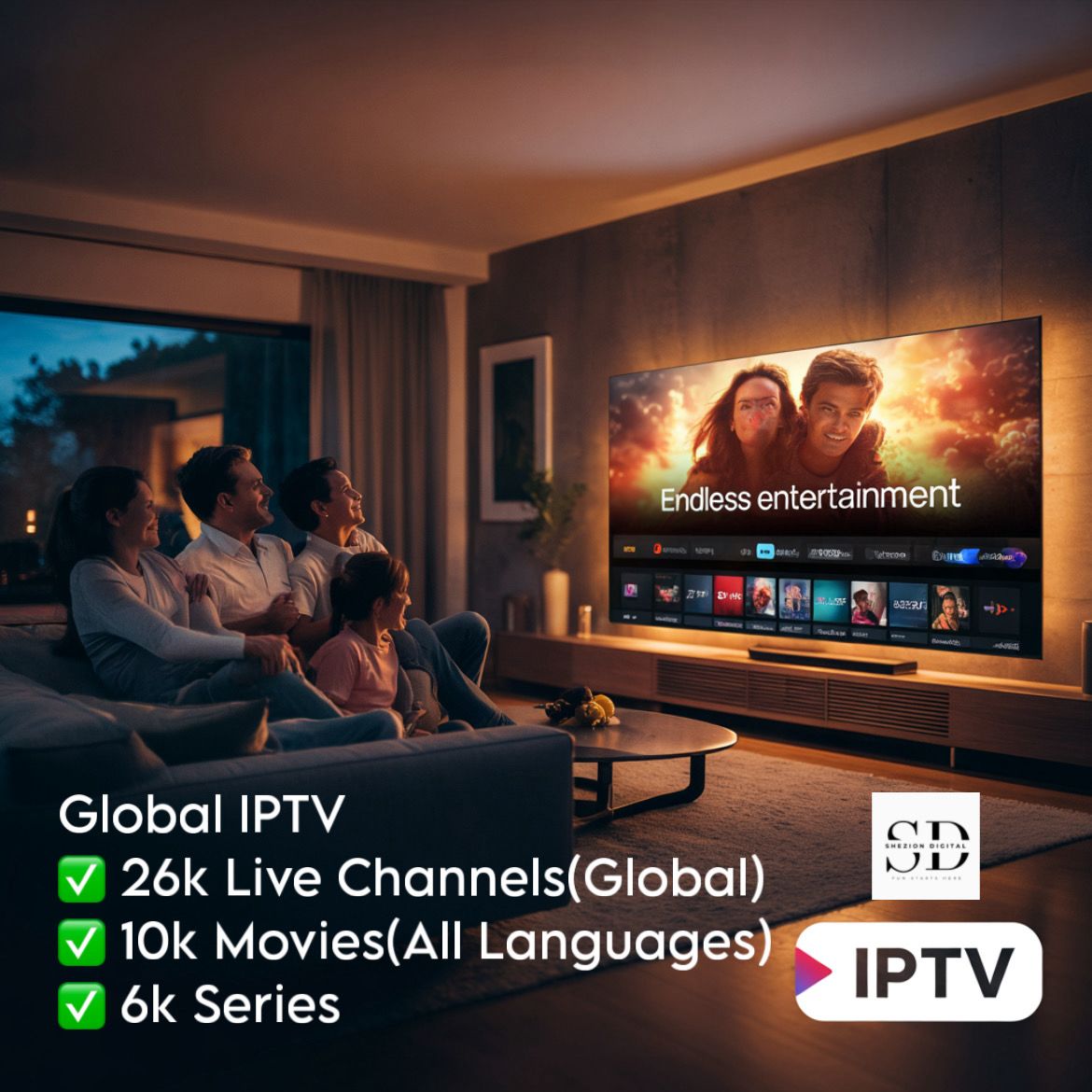 Premium IPTV Service – Stable • No Lag • Global Coverage - Payhip