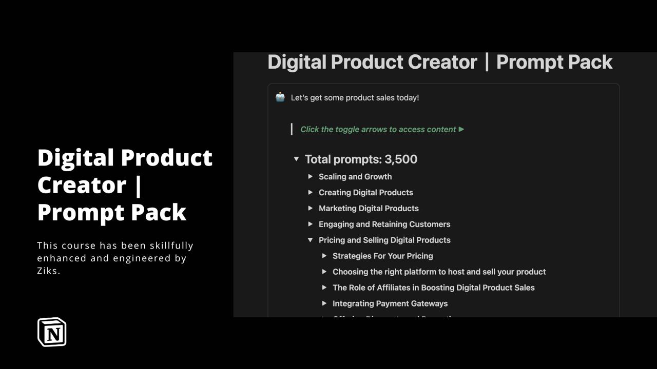 Digital Product Creator︱Prompt Bundle - Payhip