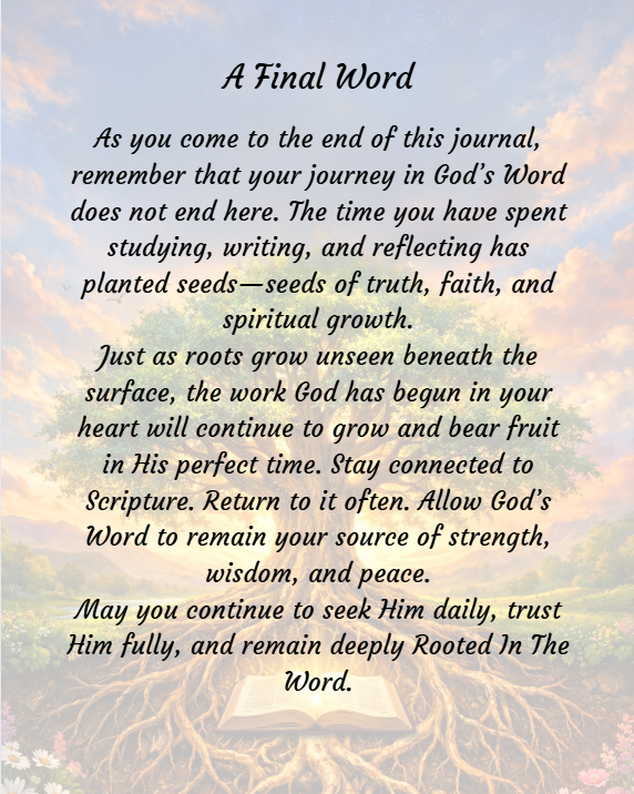 Rooted In The Word Bible Verse Mapping Journal - Payhip