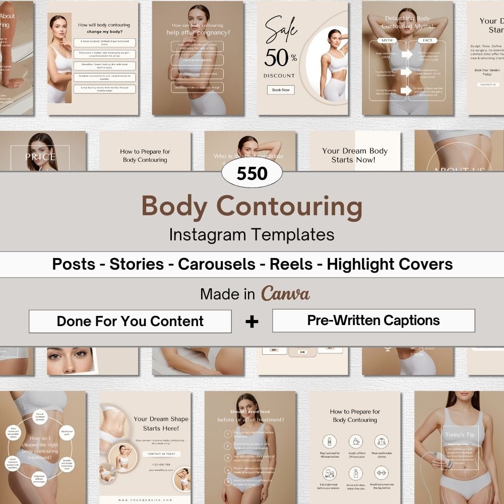 Body Contouring Instagram Templates