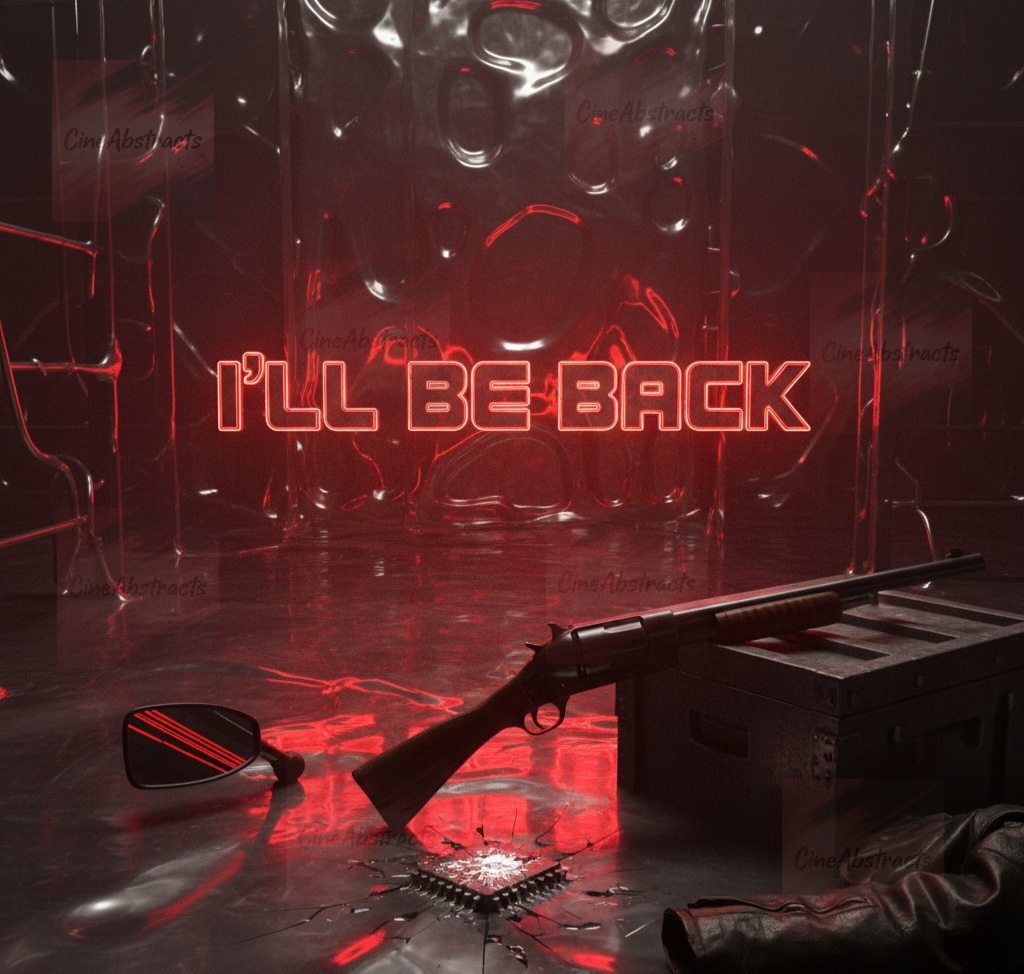 Terminator 2 | I’ll Be Back Art Print | Industrial Sci-Fi Cinematic ...