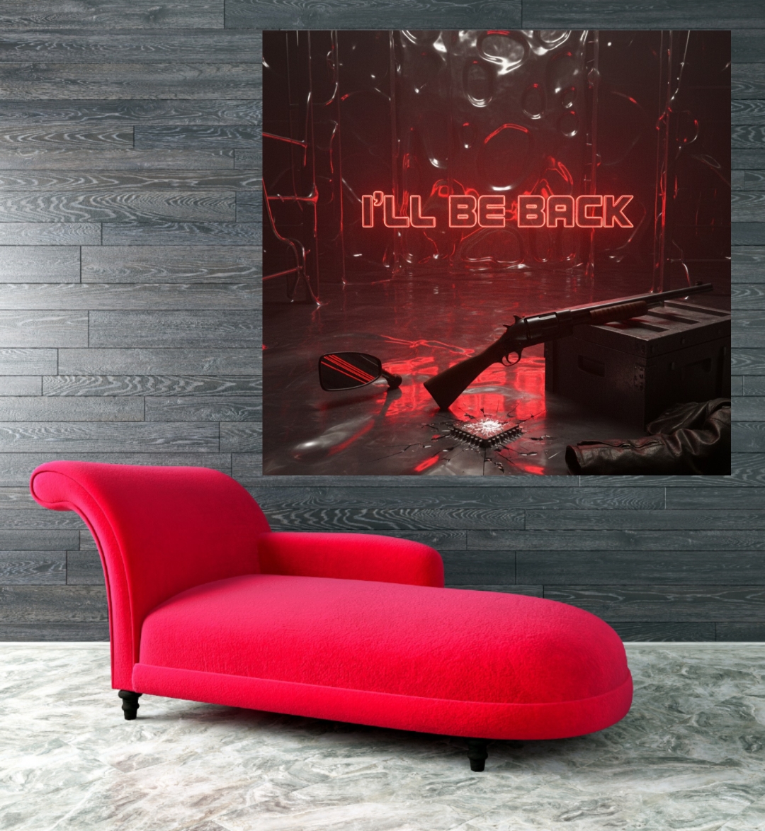 Terminator 2 | I’ll Be Back Art Print | Industrial Sci-Fi Cinematic ...