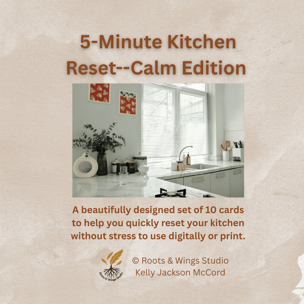 5 Minute Kitchen Reset Cards-Calm Edition - Payhip