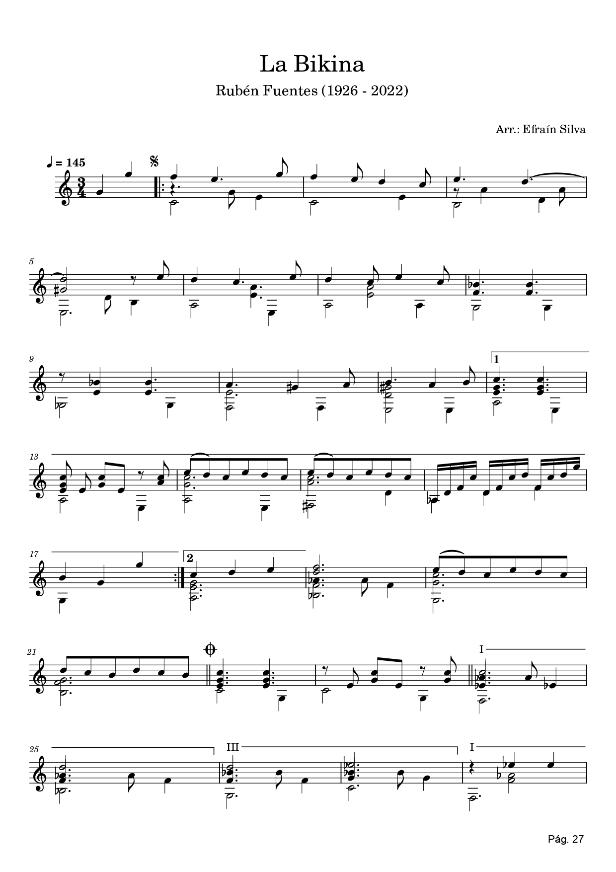 La Bikina, Rubén Fuentes, Mexican Music, Huapango, Mariachi Style, Classical Guitar Arrangement, Unforgettable Collection, Latin Folklore.