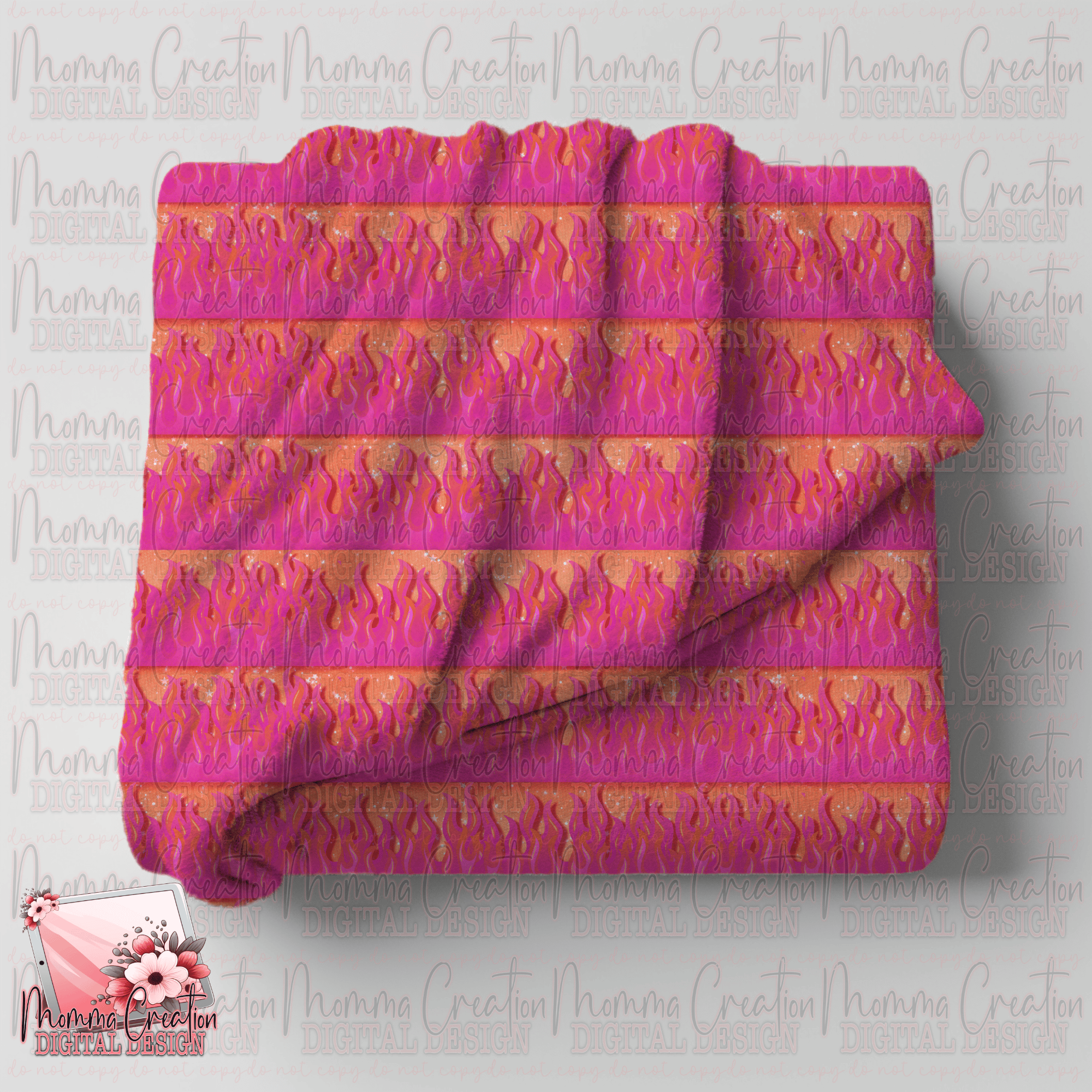 Pink flame seamless - Payhip