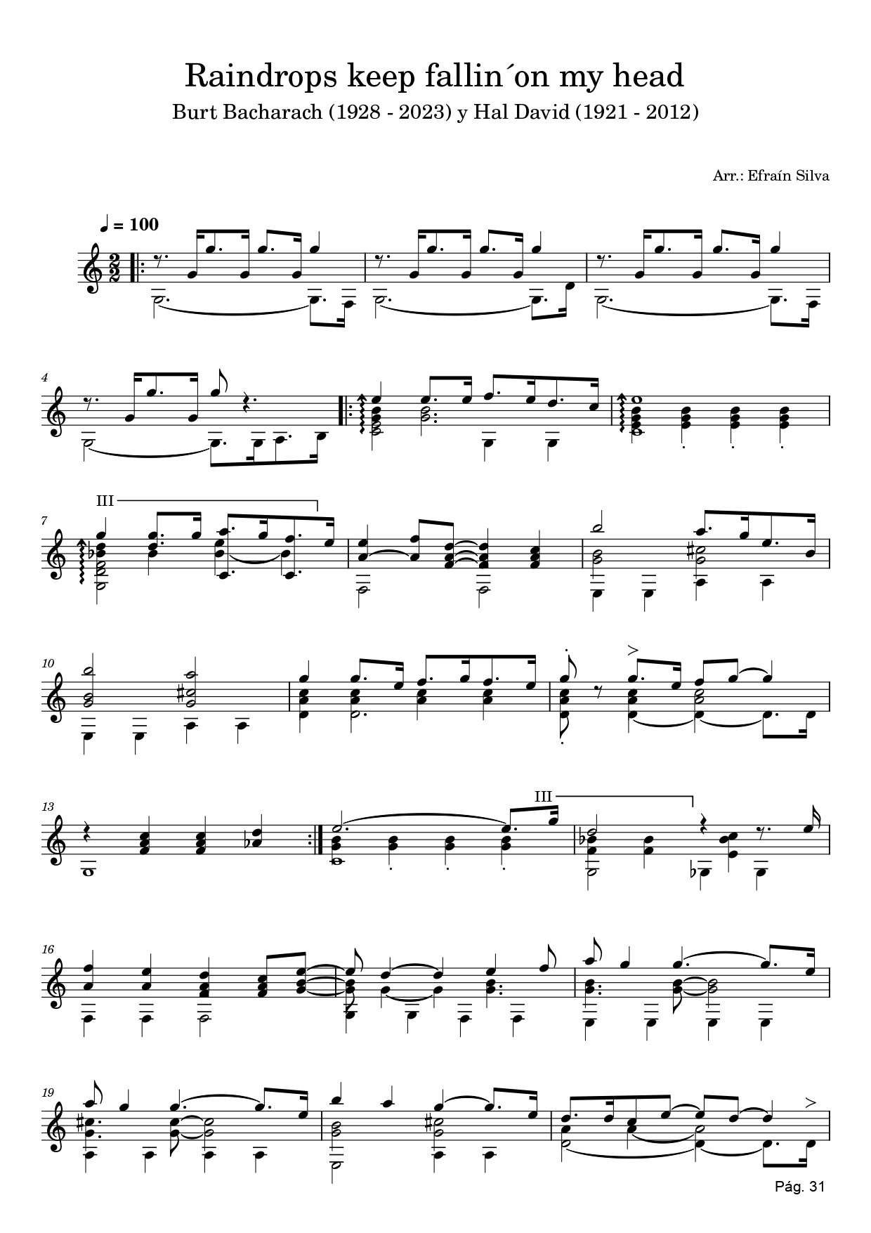 Burt Bacharach, Movie Themes, Oscar Winner, Pop Classics, Cheerful Music, Classical Guitar Arrangement, Unforgettable Collection.