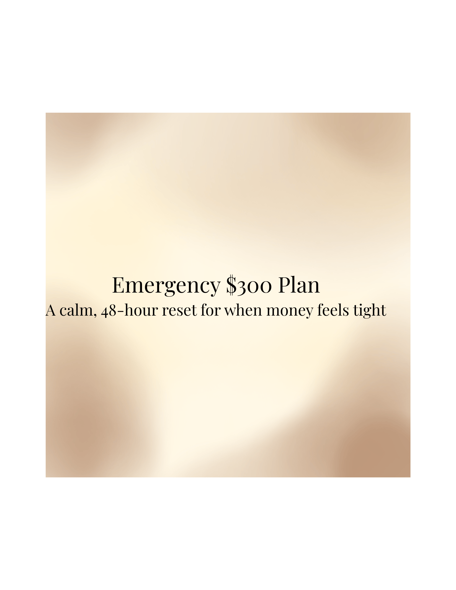 Emergency $300 Plan - Payhip
