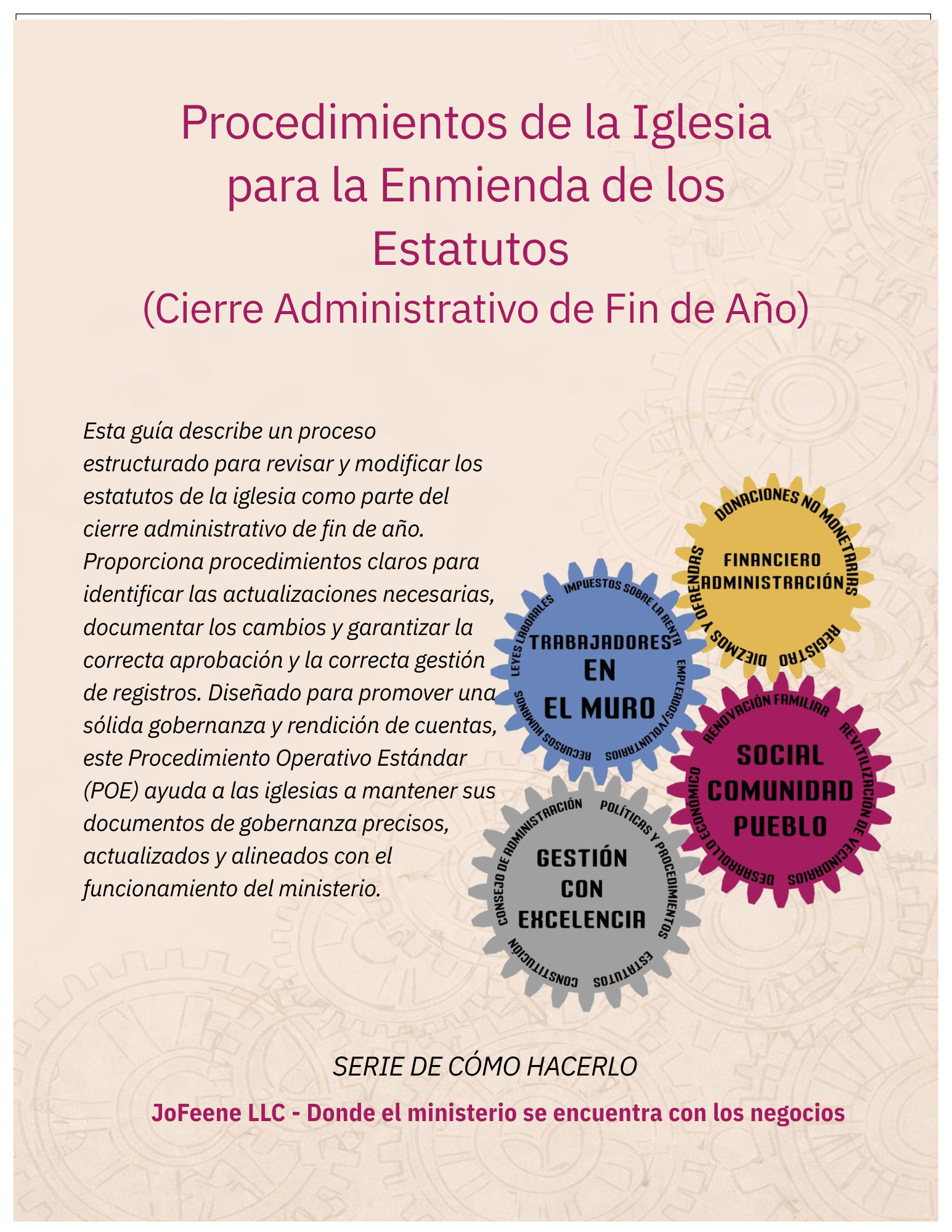 Procedimientos de la Iglesia para la Enmienda de los Estatutos (Cierre ...