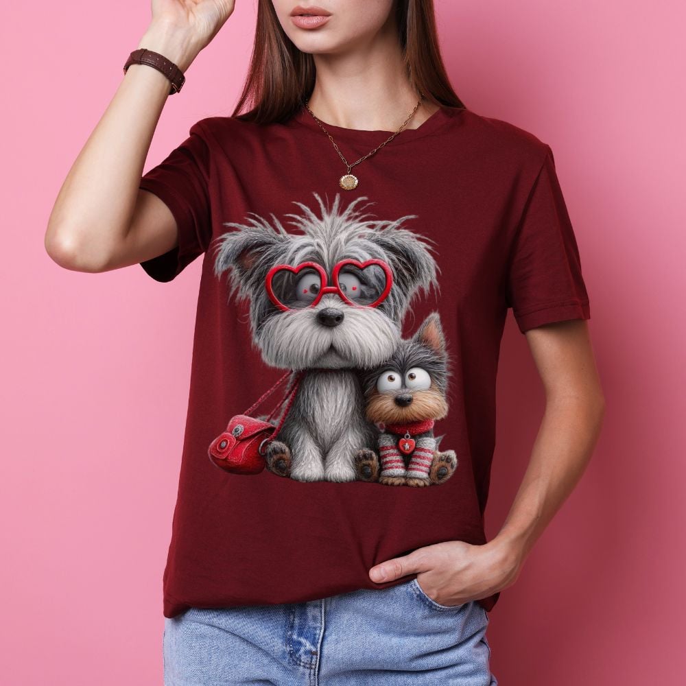 Valentine Dog Mom PNG Bundle, Cute Dog Sublimation Clipart, Pet Lover Valentine Graphics, Puppy Love Digital Art, Furry Friend PNG for Craft