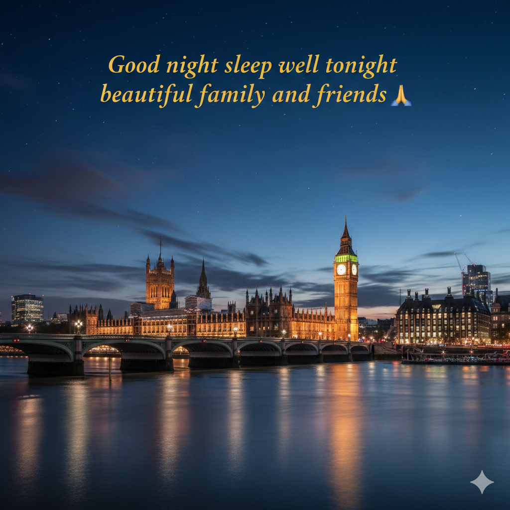 A beautiful good night scene of the city London - Payhip