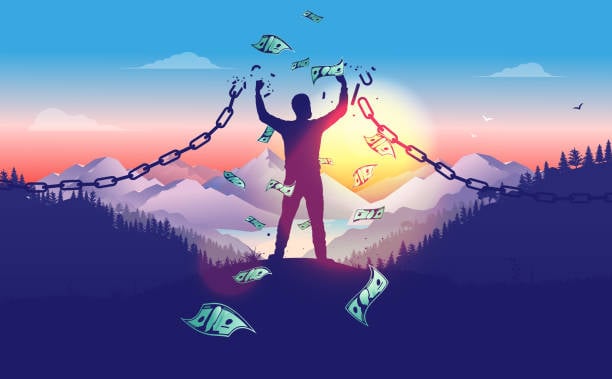The Wealth Blueprint digital guide teaching beginners worldwide how to achieve financial freedom from $0 to $100K+, with step-by-step action plans, AI-powered income prompts, asset allocation tools, and strategies for side hustles, digital business, and s