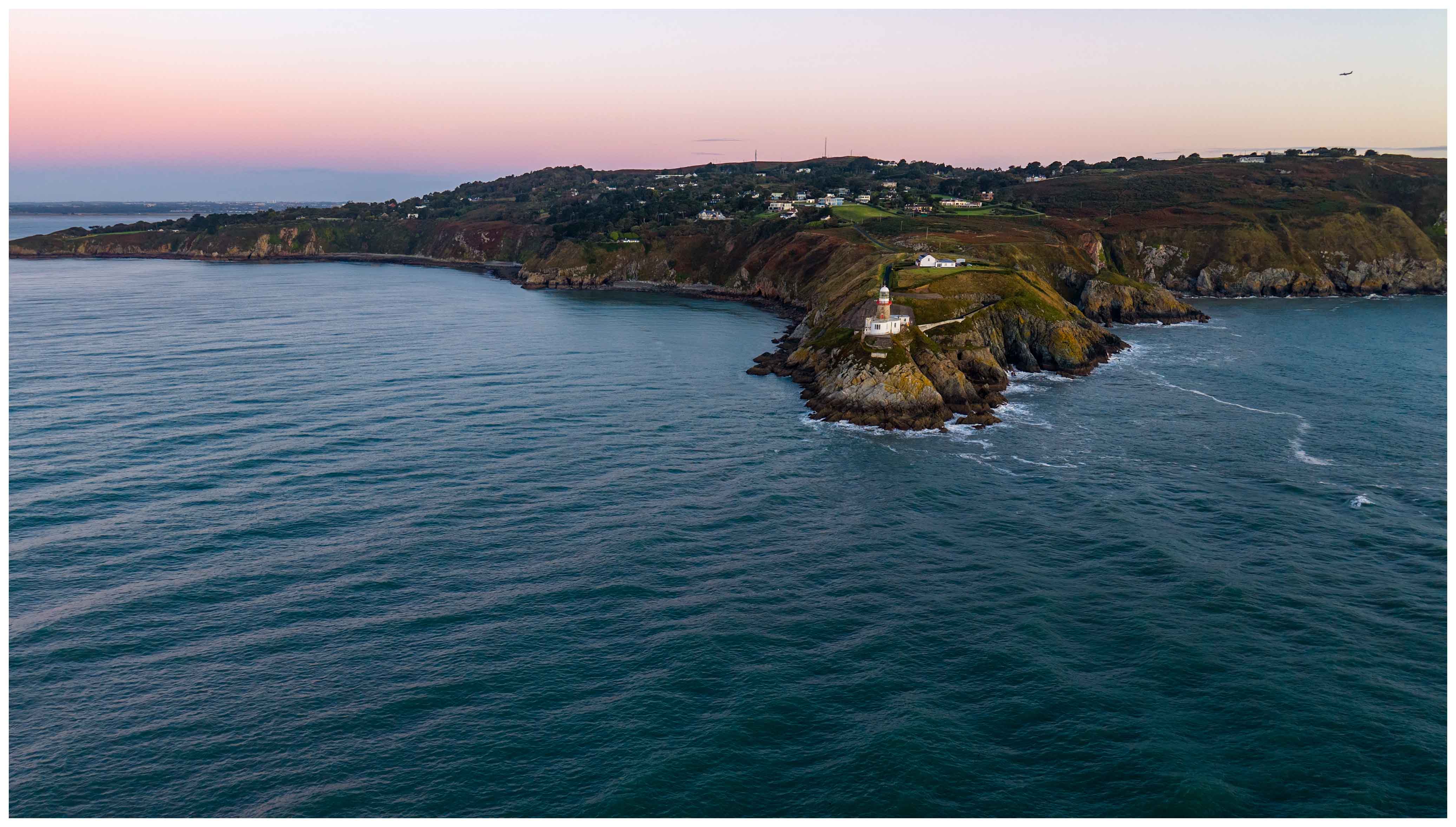 Baily Lighthouse Howth — Aerial Coastal Photography, Dublin Ireland ...