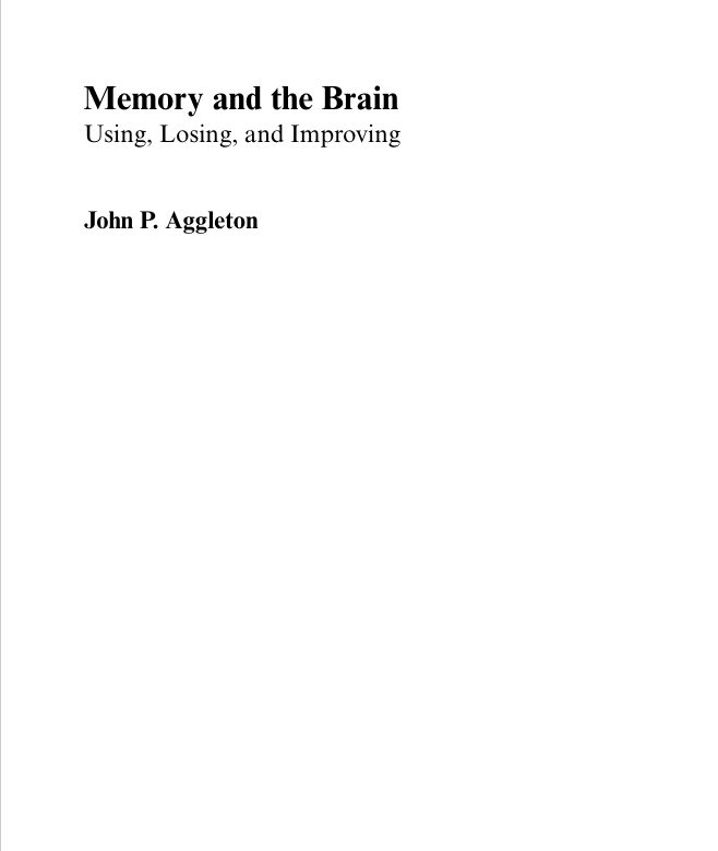 Memory and the Brain- Using, Losing, and Improving - Payhip