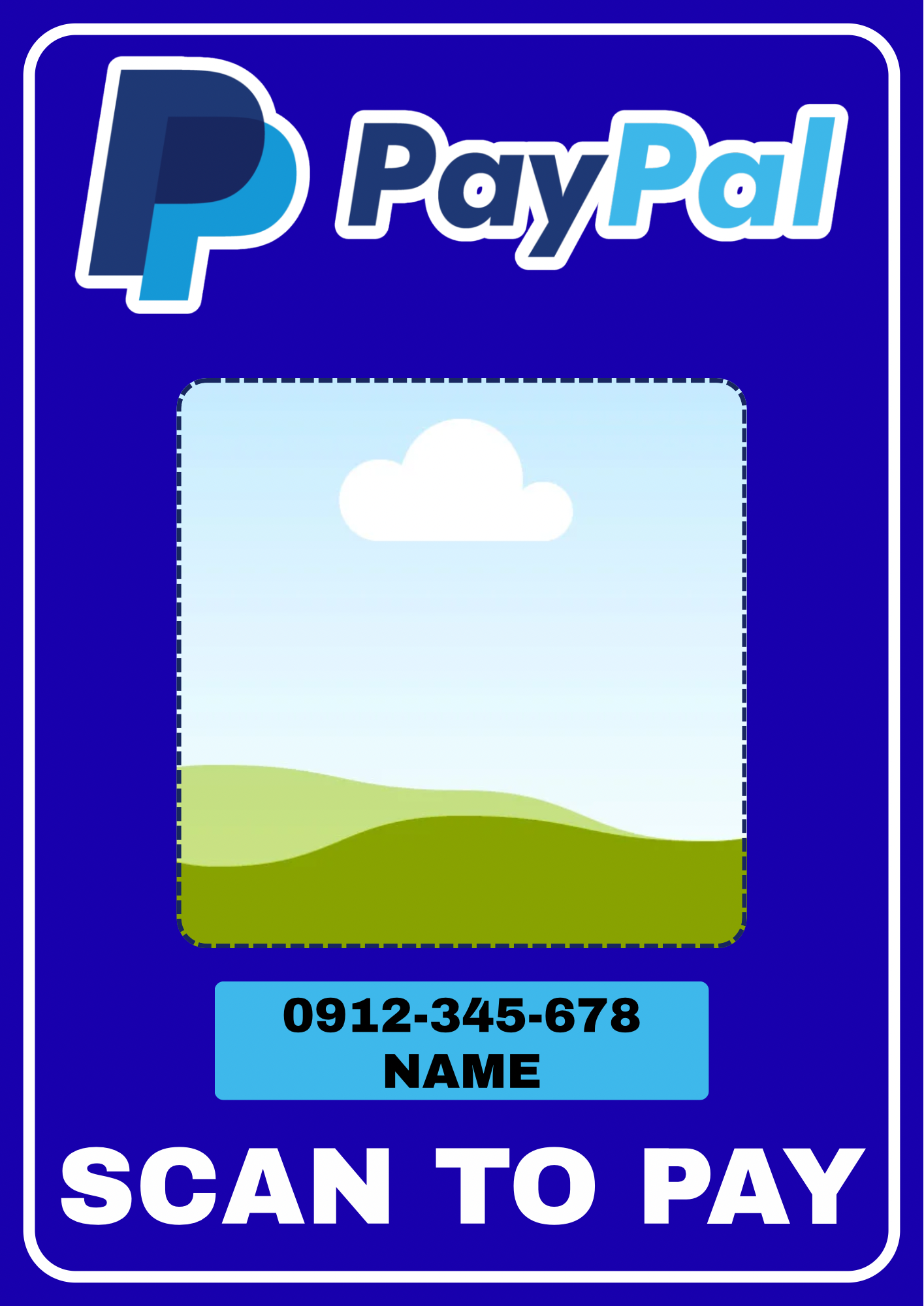 Editable QR Code Template - Payhip