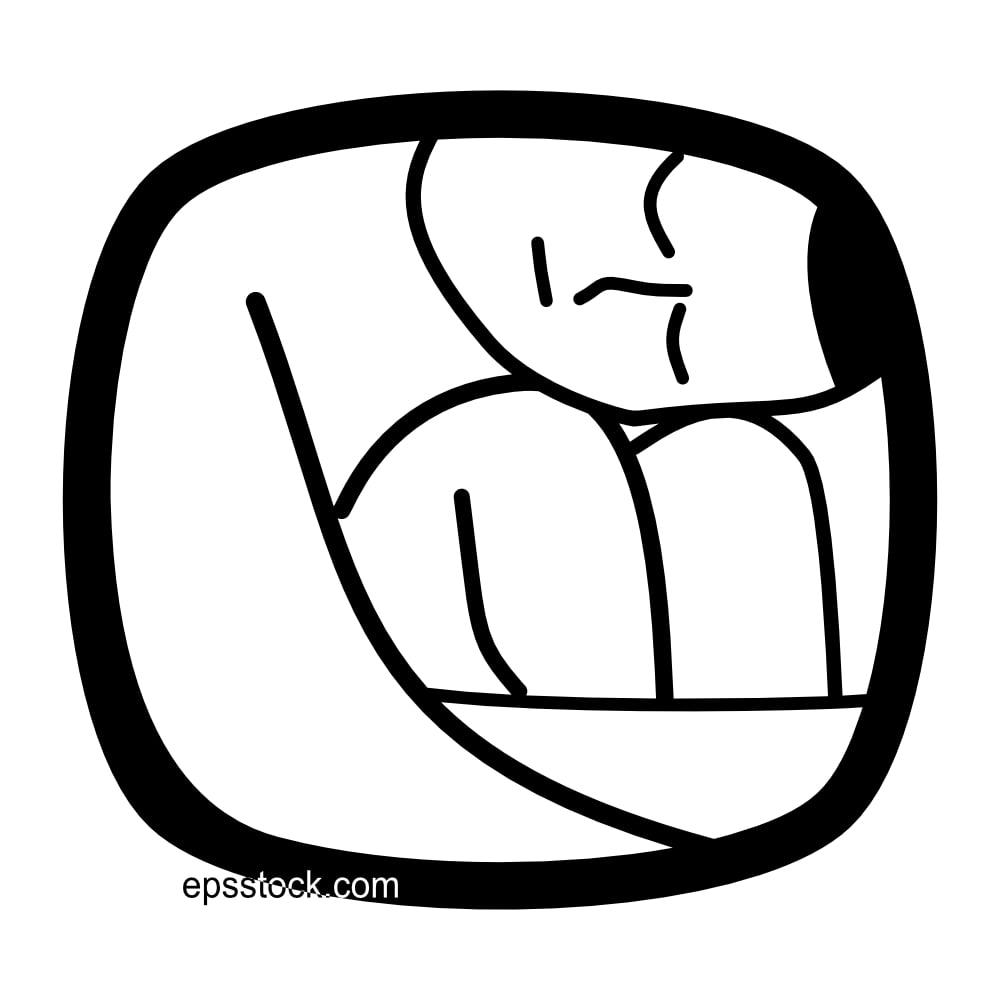 young woman sleeping