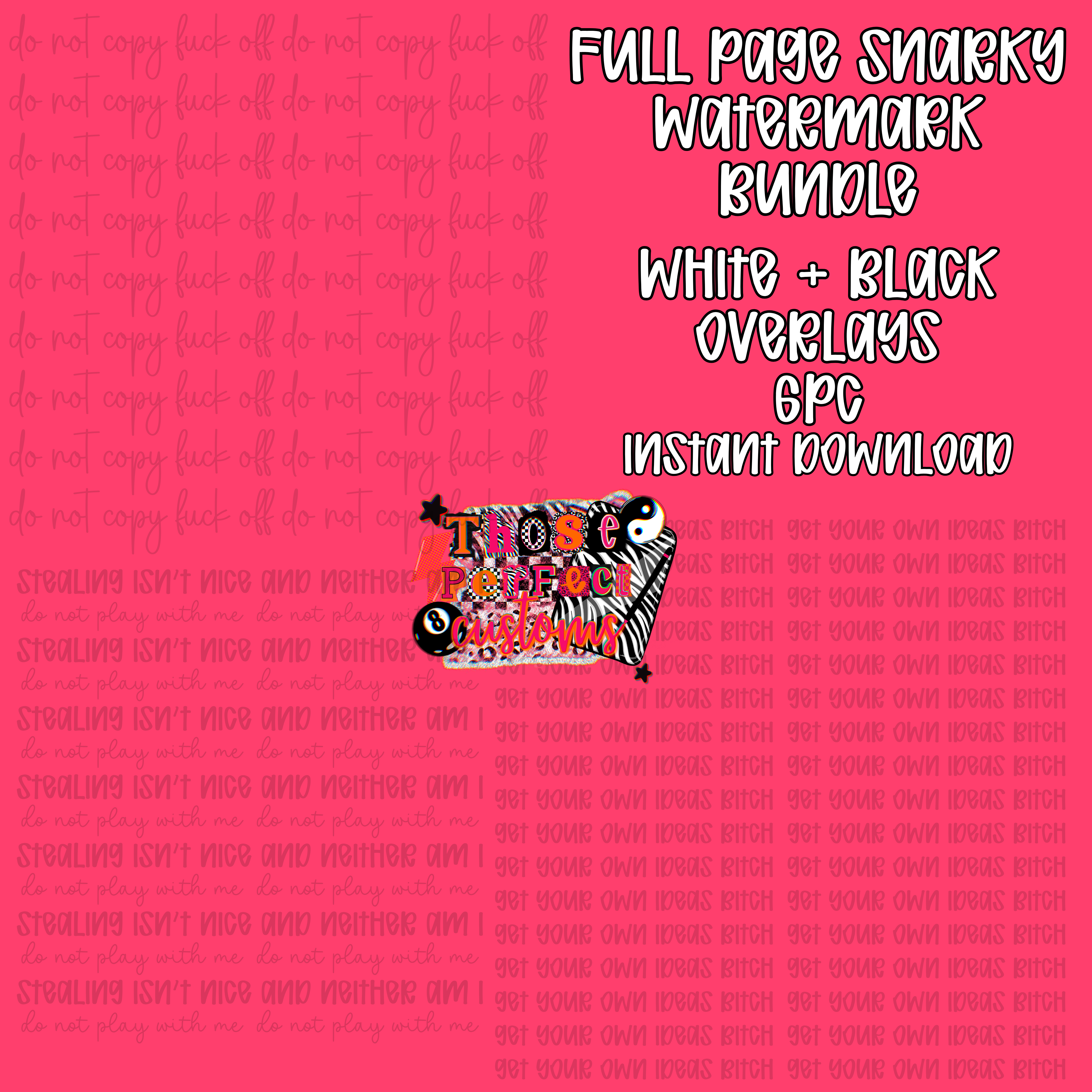 full page watermark bundle - Payhip