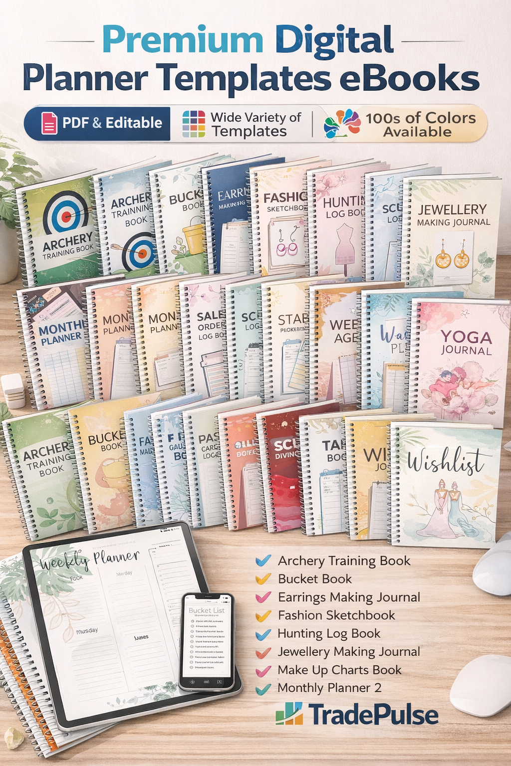 1000 Digital Planner Templates - Payhip