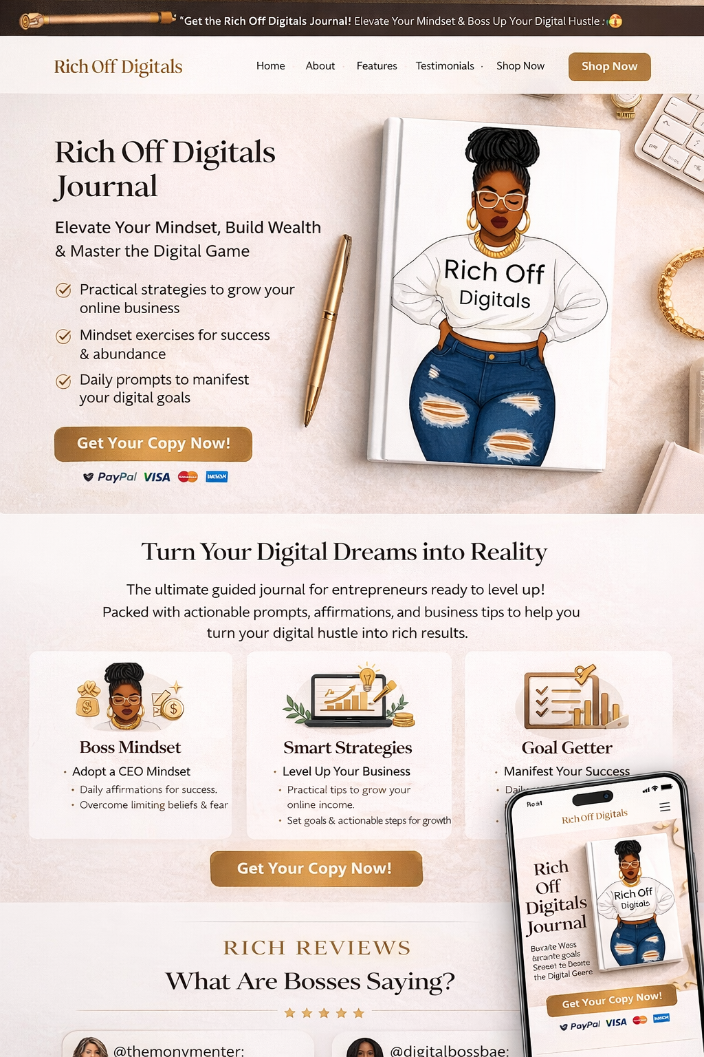Rich Off Digitals Journal Bundle - Payhip