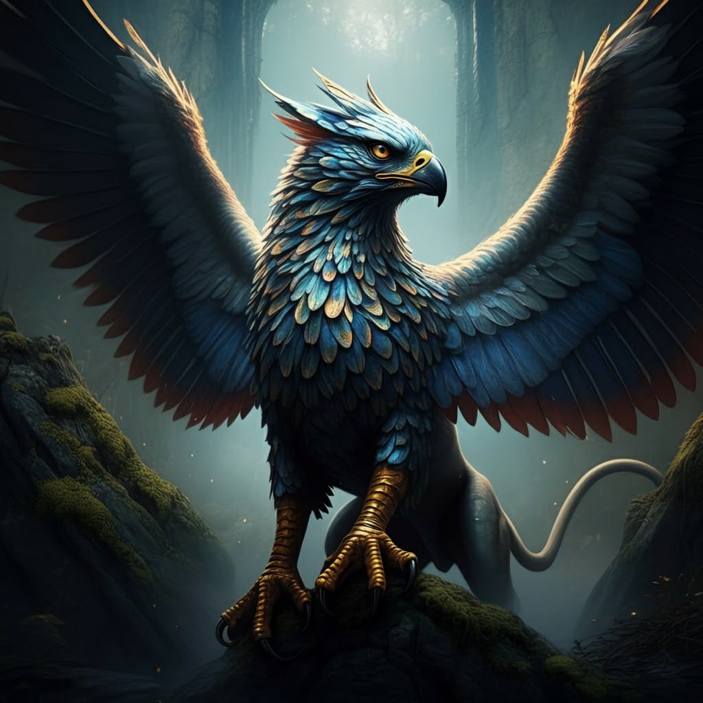 Marchand D'Aragon as a gryphon