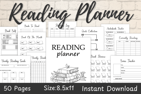Reading Planner for Adults