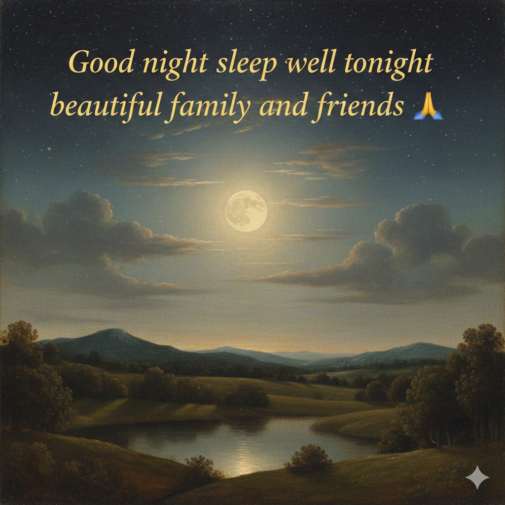 A serene good night scene - Payhip