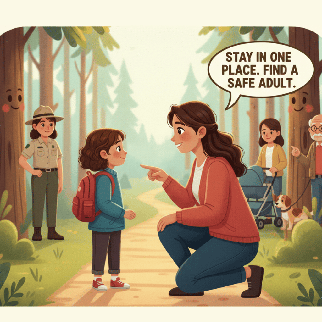 What to teach your child if they ever get lost