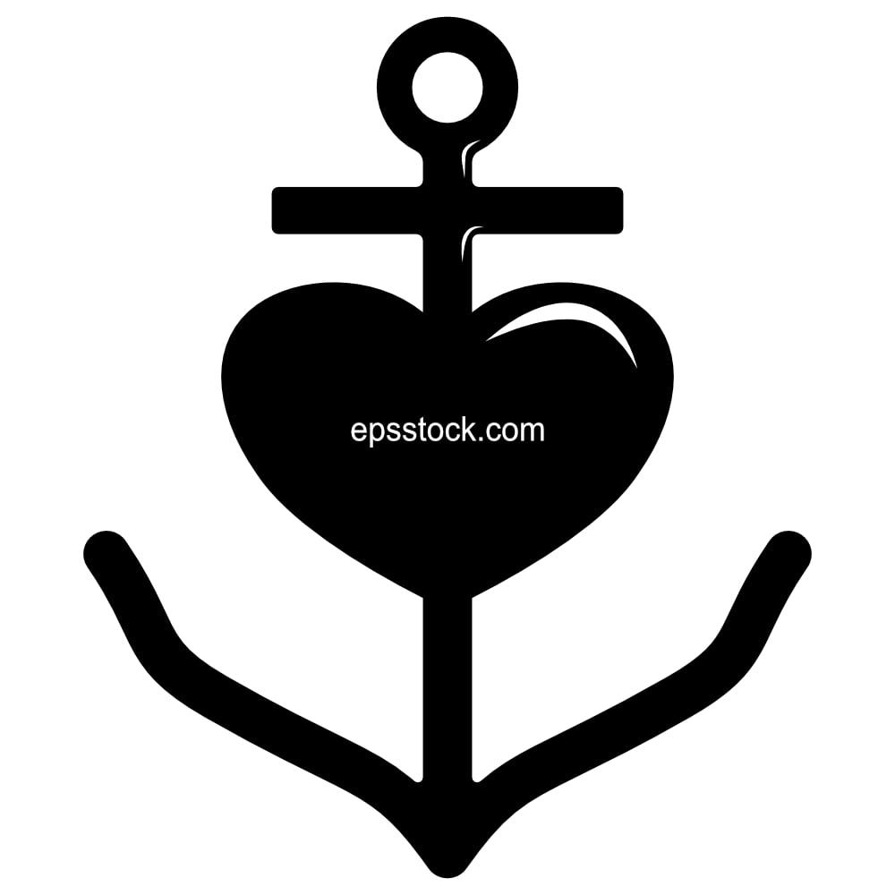 heart and anchor symbol