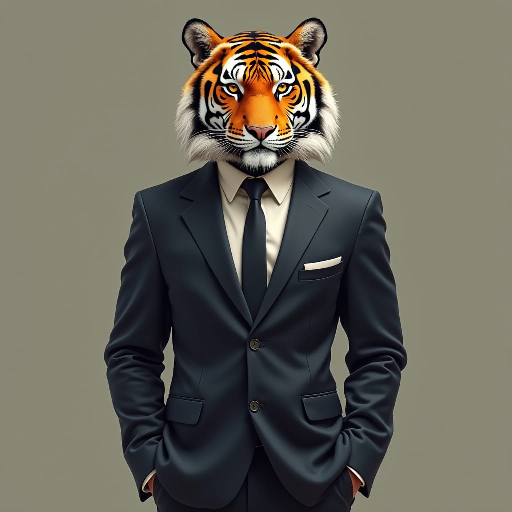 Tiger business person