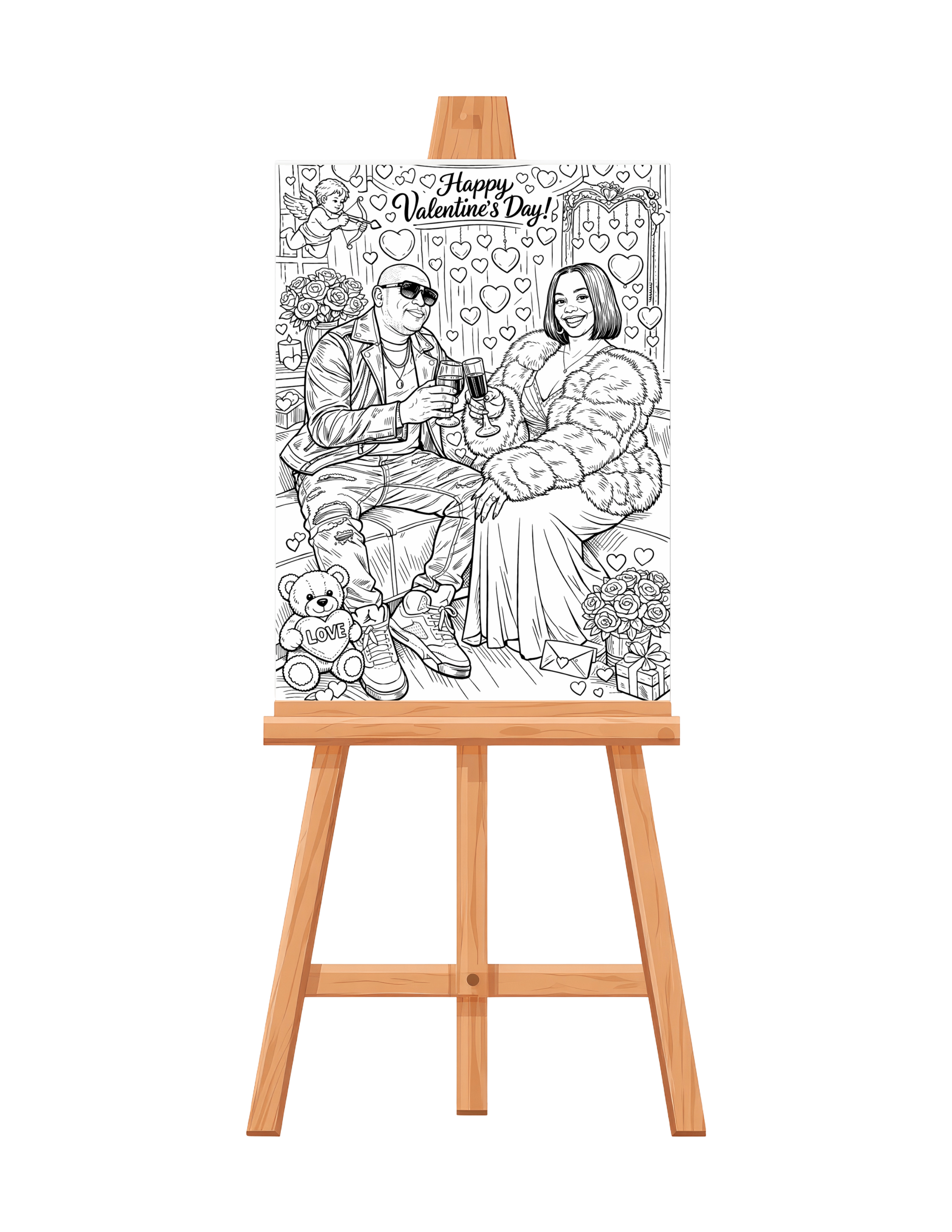 Custom V Day Canvas Print - Payhip