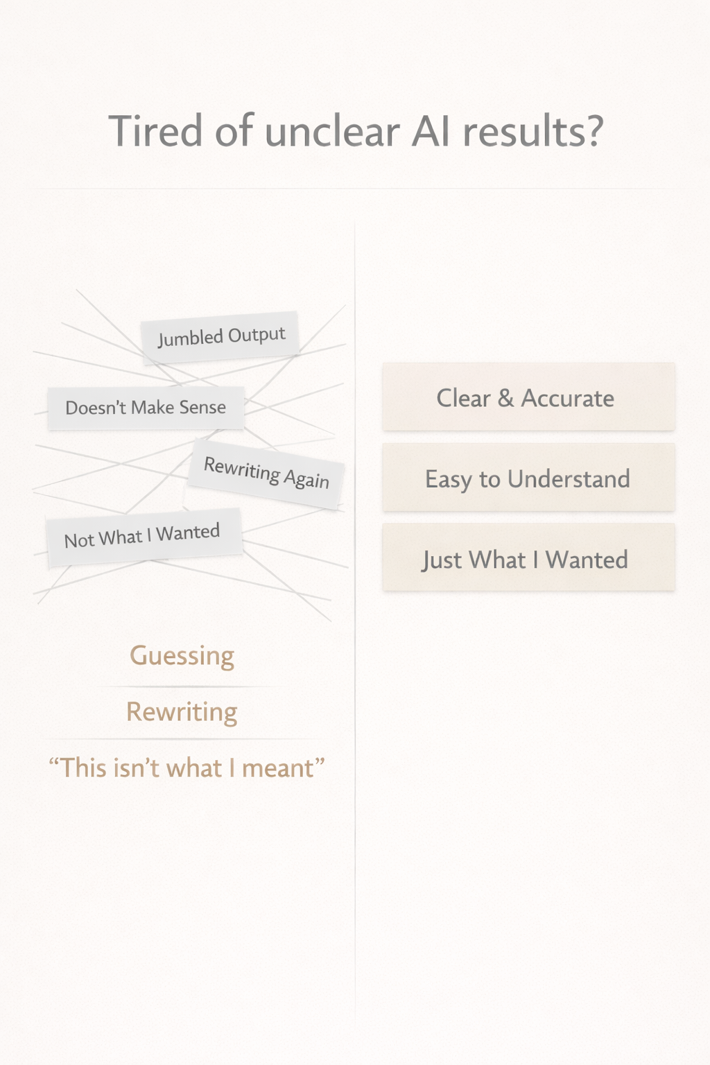 AI Command System — Get Clear, Usable AI Results — Without Guessing or Rewriting