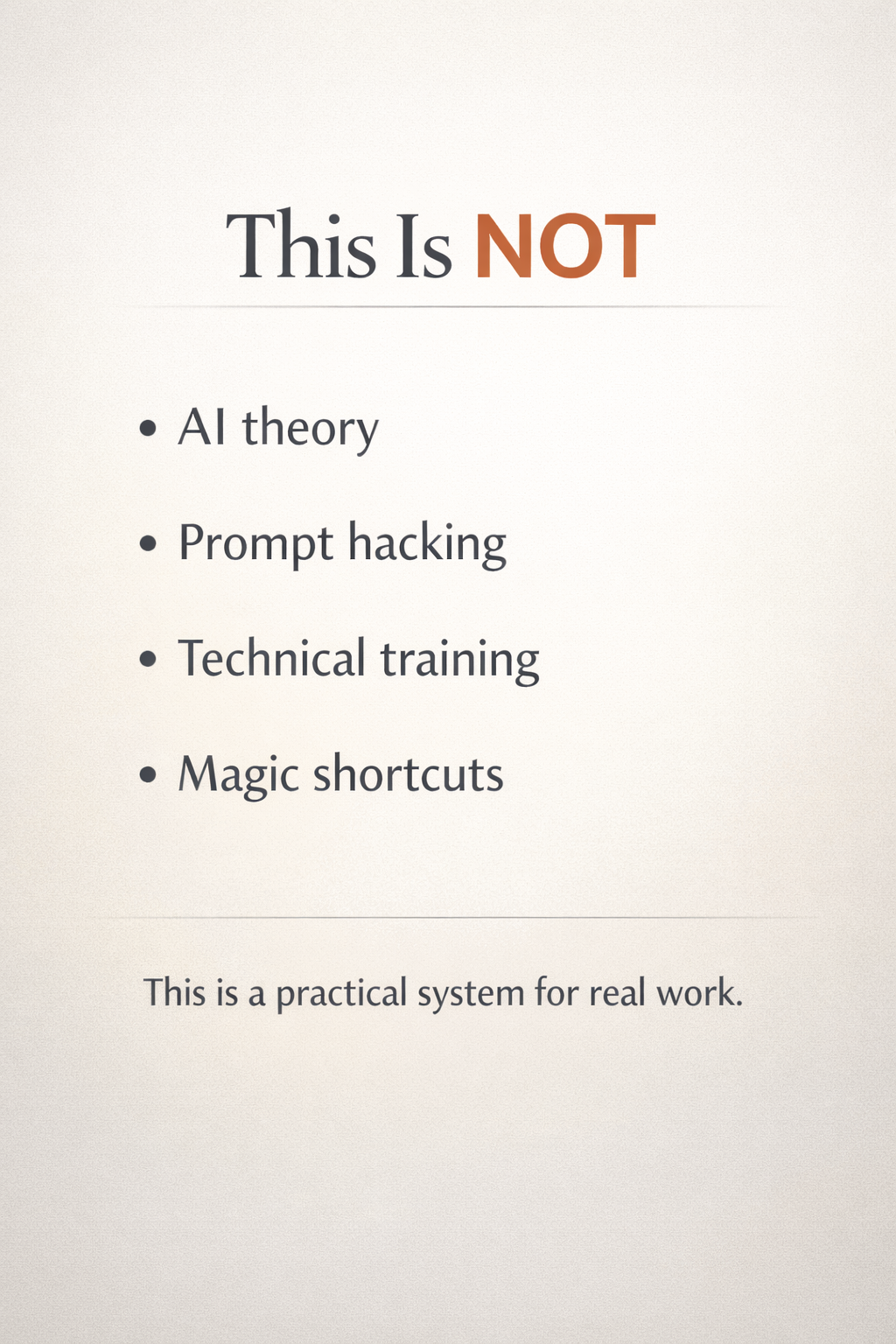 AI Command System — Get Clear, Usable AI Results — Without Guessing or Rewriting