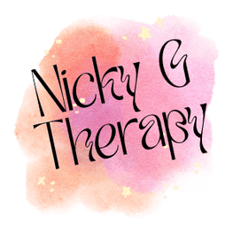 therapist logo pink and orange