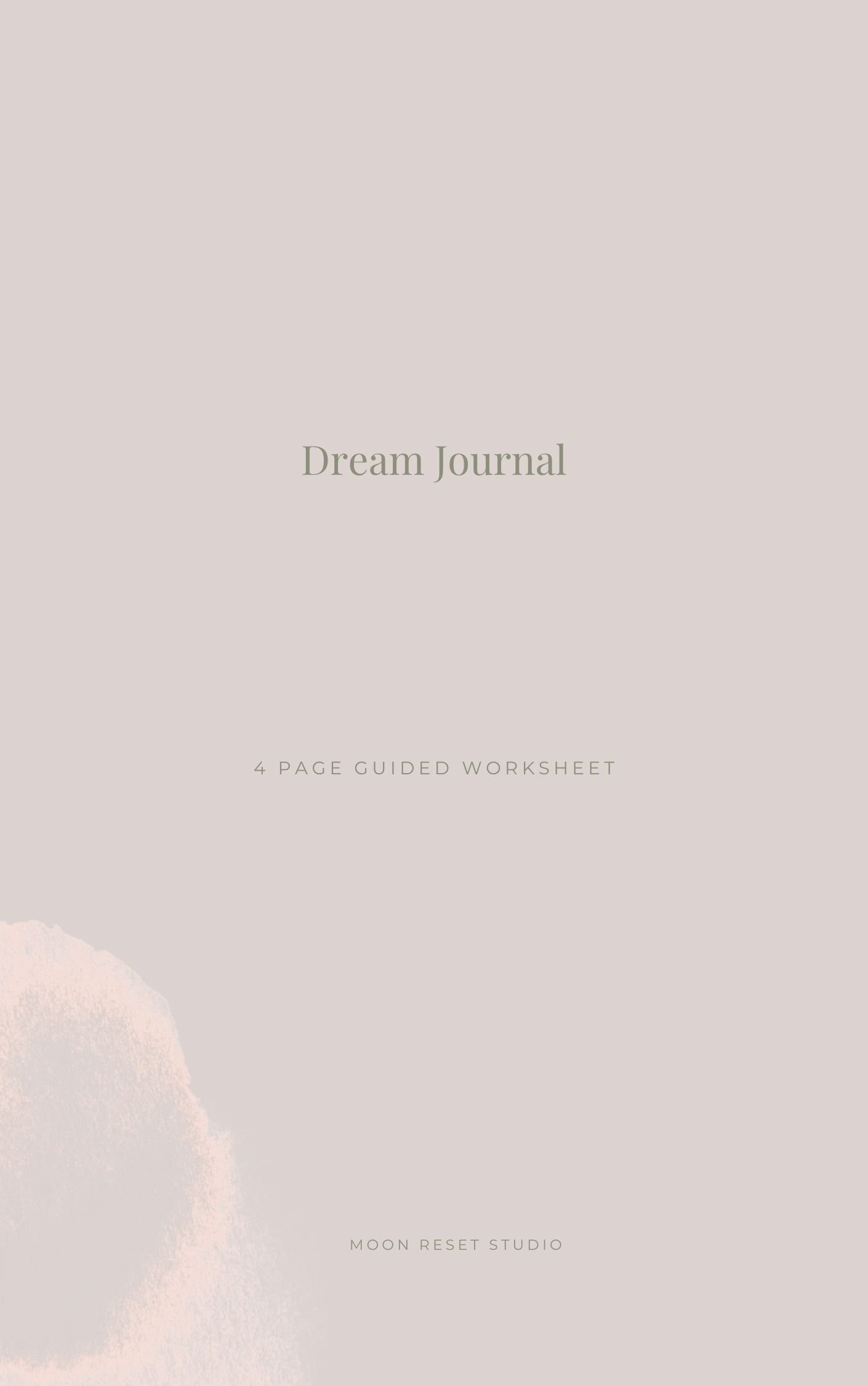 Dream Reflection Guide (PDF Journal) - Payhip