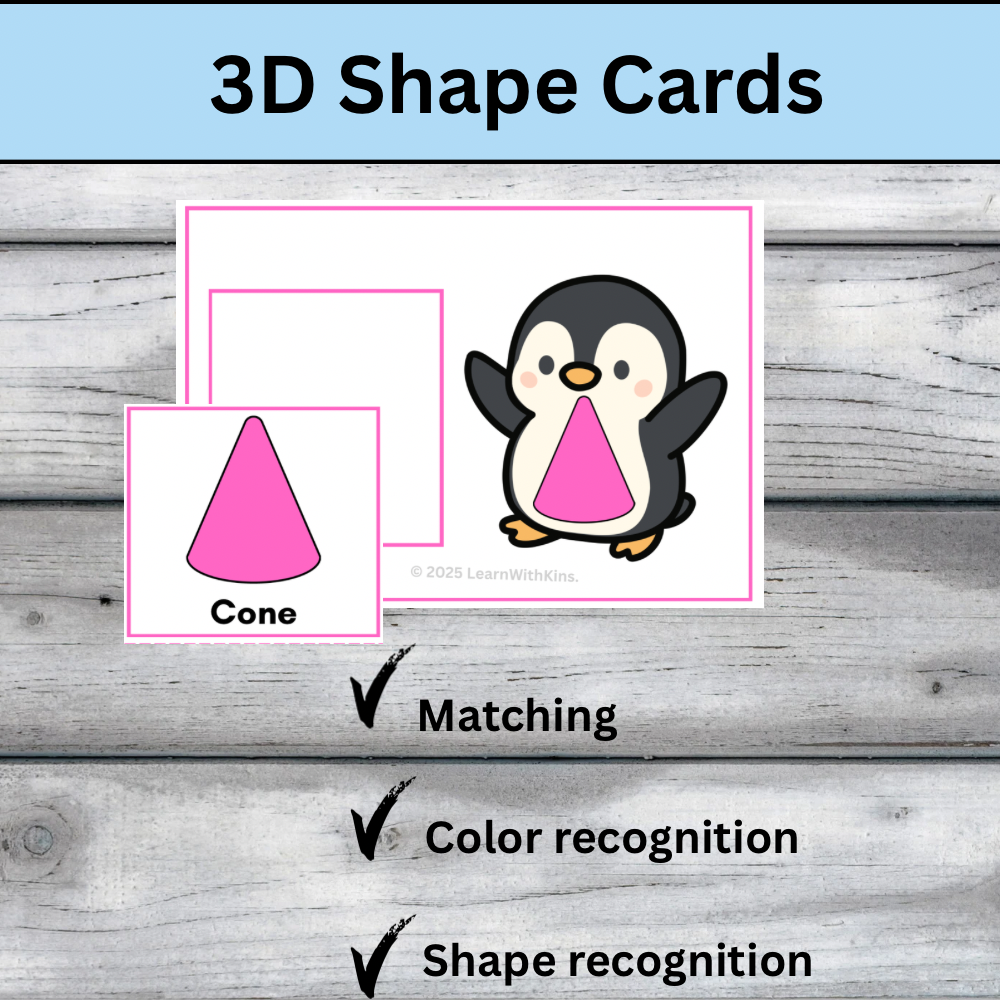 2D & 3D Shape Matching Cards - Payhip