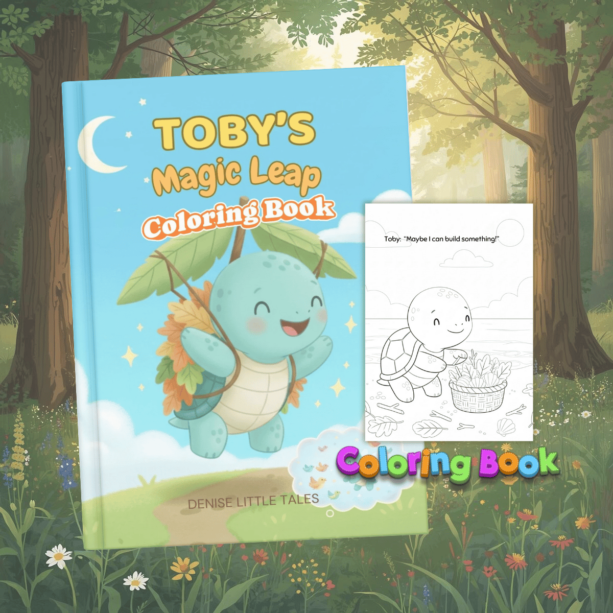 Toby’s Magic Leap [Coloring Book]
