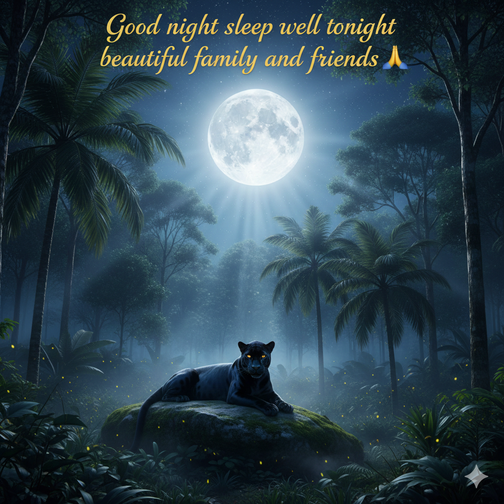 A serene and magical good night scene - Payhip