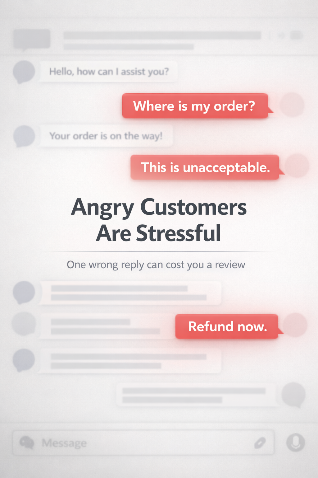 Angry Customer Reply Kit (20 ChatGPT Prompts)