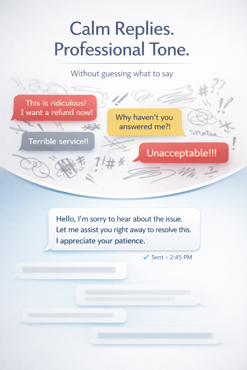 Angry Customer Reply Kit (20 ChatGPT Prompts)