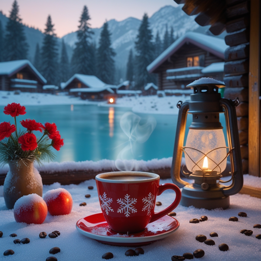 Ultra realistic winter cafe scene - Payhip