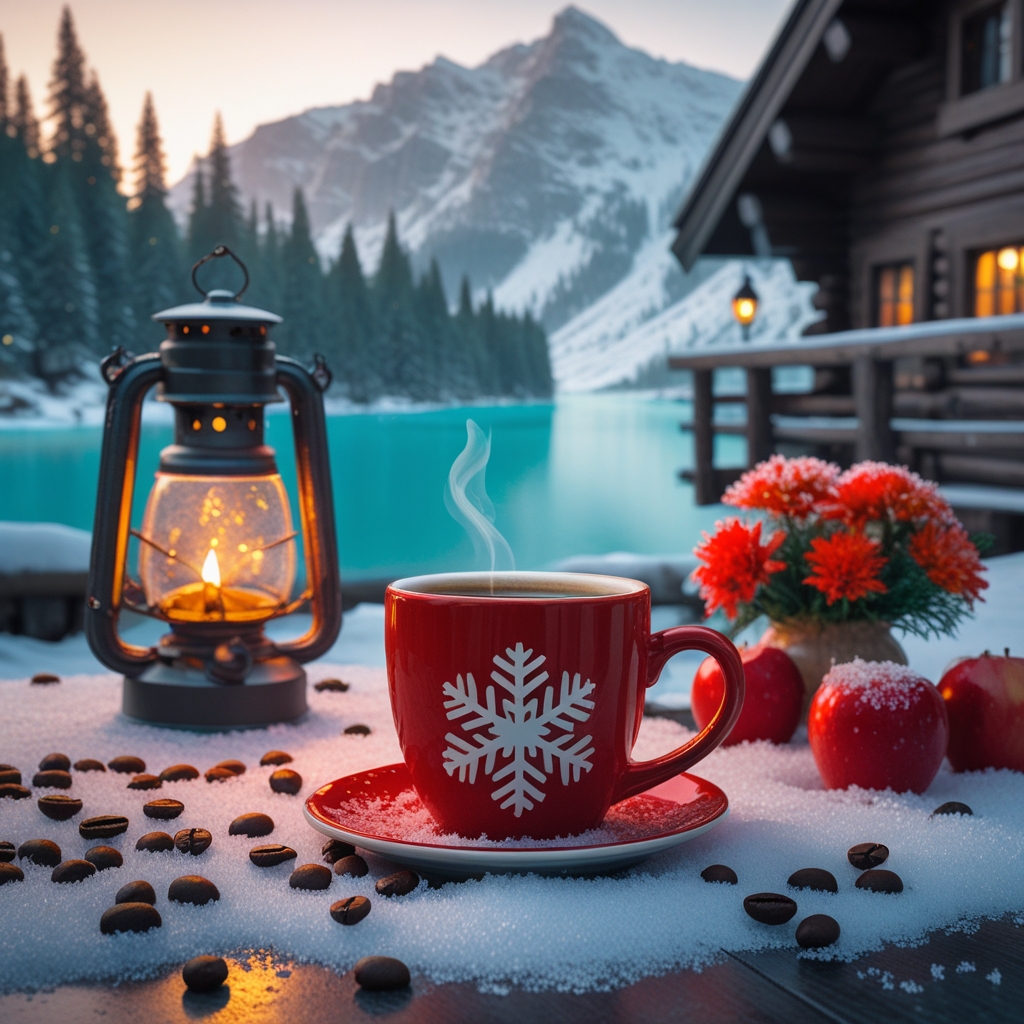 Ultra realistic winter cafe scene - Payhip