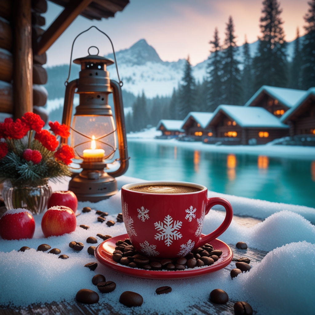 Ultra realistic winter cafe scene - Payhip