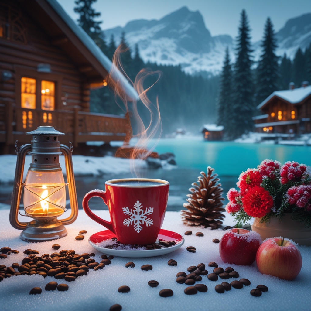 Ultra realistic winter cafe scene - Payhip
