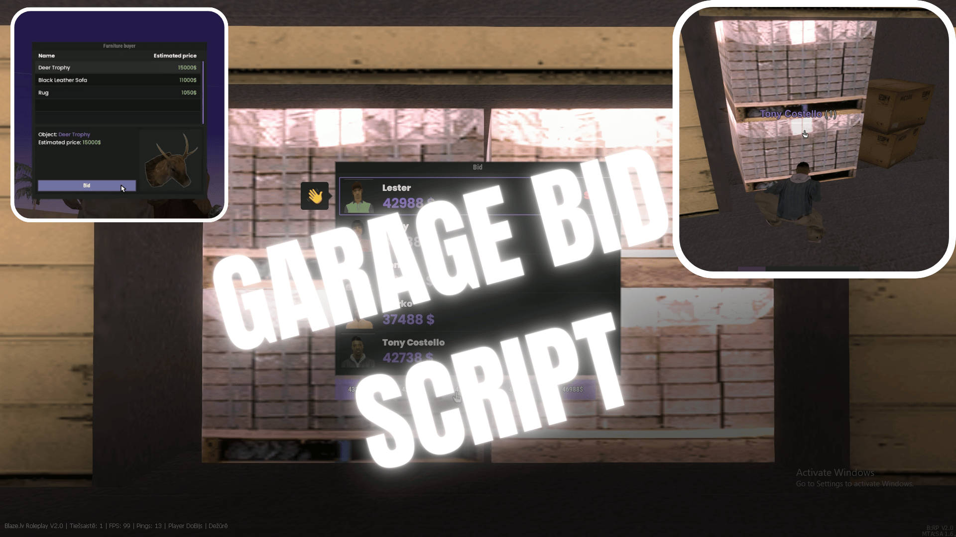 MTA Garage Bid Script - Payhip