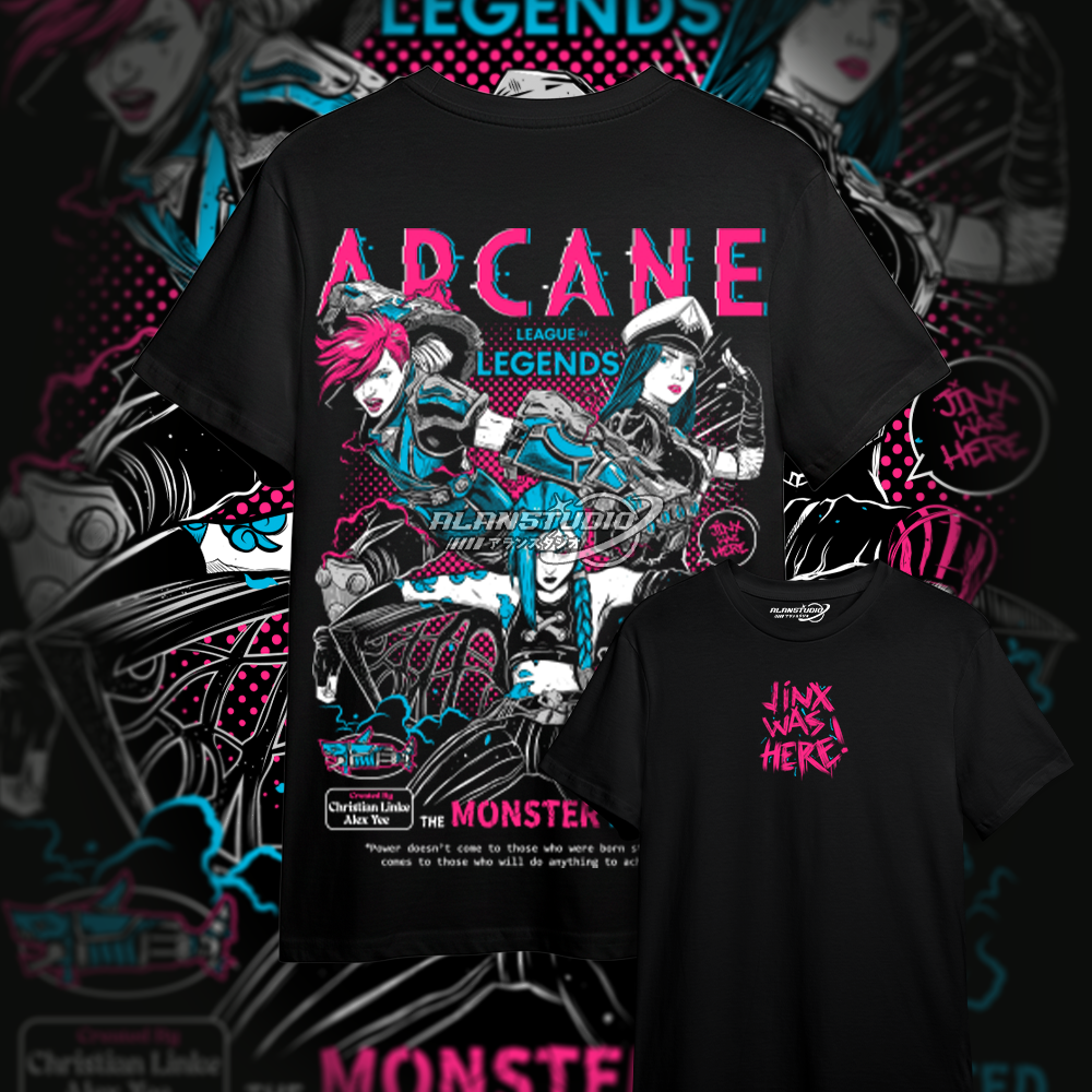ARCANE - ANIME DIGITAL DESIGN - VECTOR FOR PRINTING - DFT DTG ...